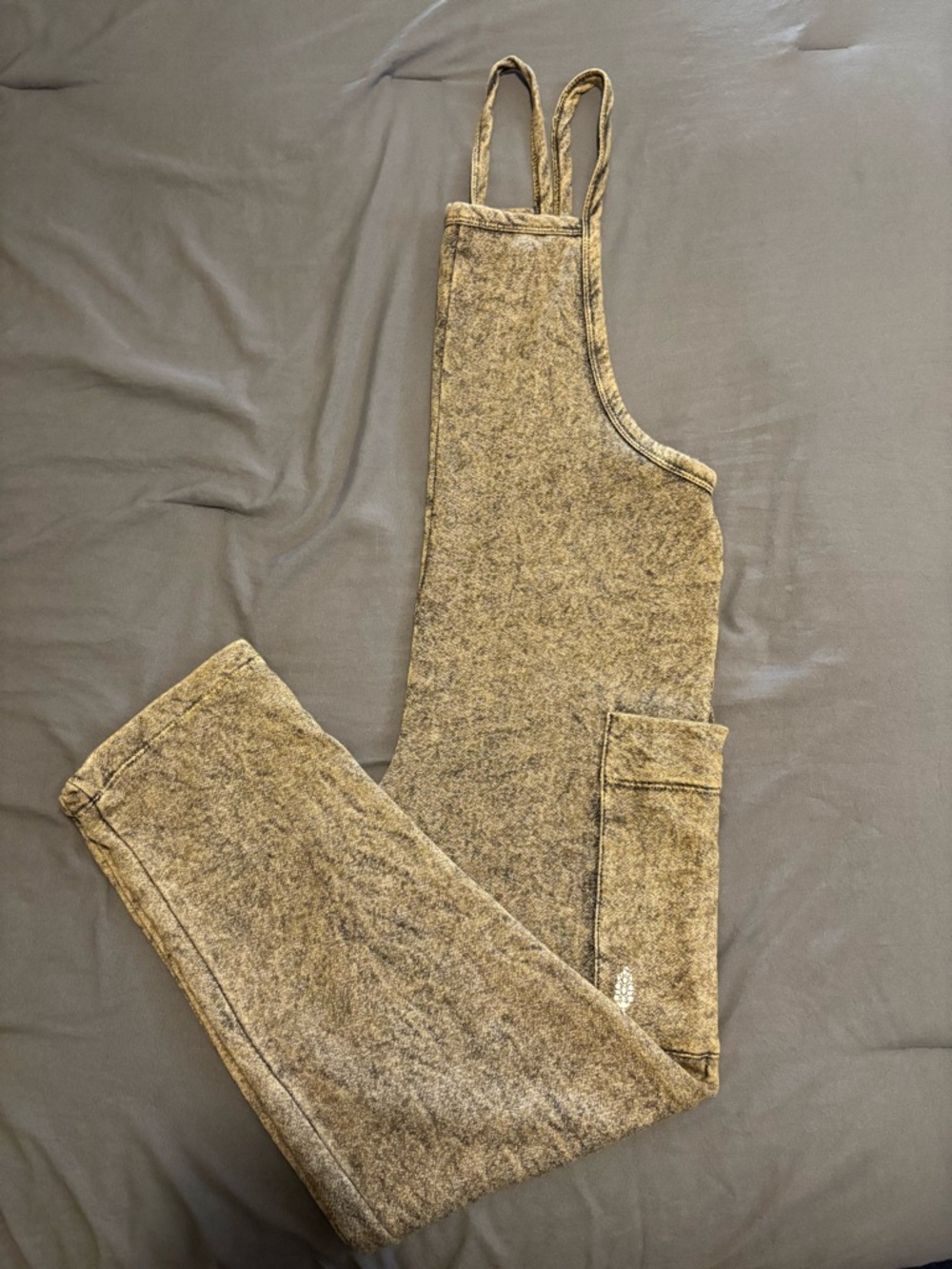FP Movement by Free People Tan Heathered Overalls Jumpsuit - Picture 14 of 16